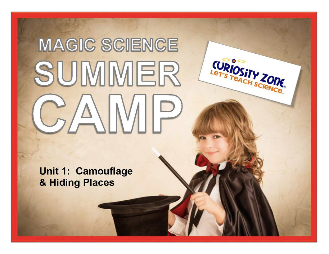 Magic Science Camp - Camouflage & Hiding Places (3 hours)