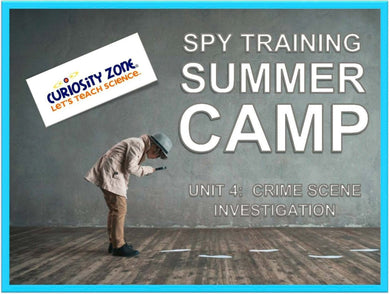 Spy Training Camp: Crime Scene Investigation (3 hours)